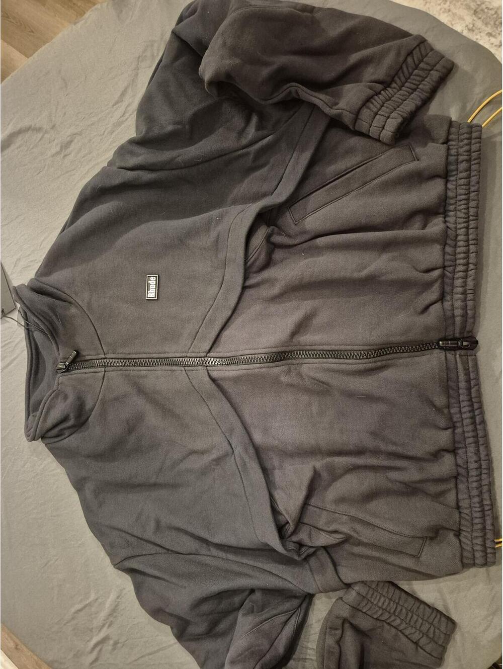 Rhude Black Flight Jacket Size XL BNWT